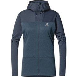 ロック フラッシュ ミッド フード ROC Flash Mid Hood Women 607076 3N5 Tarn Blue Mサイズ [アウトドア フリース レディース]