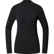 ラティニャ ウール クルー ネック Latnja Wool Crew Neck Women 607477 True Black Mサイズ [アウトドア アンダーウェア レディース]