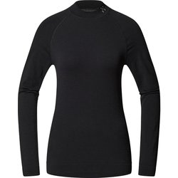 ラティニャ ウール クルー ネック Latnja Wool Crew Neck Women 607477 True Black Lサイズ [アウトドア アンダーウェア レディース]