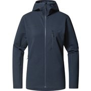 ロッソン ミッド フード Rosson Mid Hood Women 607474 Tarn Blue Sサイズ [ソフトシェルジャケット レディース]