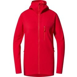 ロッソン ミッド フード Rosson Mid Hood Women 607474 Bright Red XSサイズ [ソフトシェルジャケット レディース]