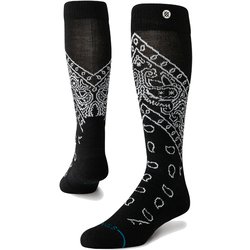 BARRIO MID WOOL SNOW A758C24BAR BLACK Lサイズ(25.5-29cm) [スキーソックス]