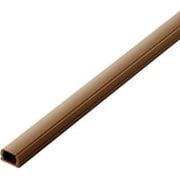 LD-GAF1MBR [配線カバー 壁用 モール 長さ1m×幅16mm フラット 配線隠し ケーブルカバー 設置用テープ付き 【φ7.7mm以下の LANケーブル/電源コード/アンテナケーブル/各種ケーブル 対応】 ブラウン]