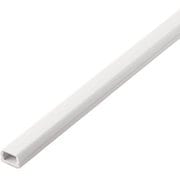 LD-GAF1MWH [配線カバー 壁用 モール 長さ1m×幅16mm フラット 配線隠し ケーブルカバー 設置用テープ付き 【φ7.7mm以下の LANケーブル/電源コード/アンテナケーブル/各種ケーブル 対応】 ホワイト]
