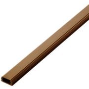 LD-GAF2MBR [配線カバー 壁用 モール 長さ1m×幅21mm フラット 配線隠し ケーブルカバー 設置用テープ付き 【LANケーブル/電源コード/アンテナケーブル/各種ケーブル など】 ブラウン]