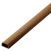 LD-GAF3MBR [配線カバー 壁用 モール 長さ1m×幅26mm フラット 配線隠し ケーブルカバー 設置用テープ付き 【LANケーブル/電源コード/アンテナケーブル/各種ケーブル など】 ブラウン]