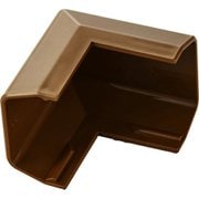 LD-GAFD3MBR [配線カバー モール 接続ユニット 出ズミ （壁用 フラットモール LD-GAF3MBR 専用） ブラウン]