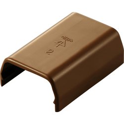 LD-GAFJ2MBR [配線カバー モール 接続ユニット ストレート （壁用 フラットモール LD-GAF2MBR 専用） ブラウン]