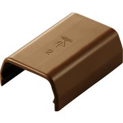 LD-GAFJ2MBR [配線カバー モール 接続ユニット ストレート （壁用 フラットモール LD-GAF2MBR 専用） ブラウン]