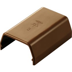 LD-GAFJ3MBR [配線カバー モール 接続ユニット ストレート （壁用 フラットモール LD-GAF3MBR 専用） ブラウン]