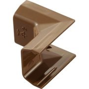 LD-GAFR2MBR [配線カバー モール 接続ユニット 入ズミ （壁用 フラットモール LD-GAF2MBR 専用） ブラウン]