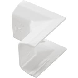 LD-GAFR2MWH [配線カバー モール 接続ユニット 入ズミ （壁用 フラットモール LD-GAF2MWH 専用） ホワイト]