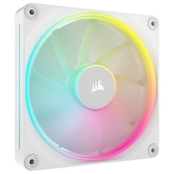 iCUE LINK LX140 RGB 140mm PWM Fan Expansion White iCUE LINKシステム増設用 140mm PCケースファン ホワイト CO-9051031-WW
