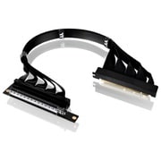 PCI-E 4.0 Dual 90 Degree Riser Cable 400mm Black AC-077-CO1OTN-C1