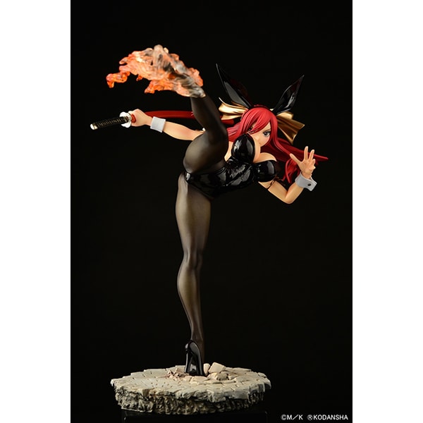 FAIRY TAIL エルザ・スカーレット ハイキックver. 黒兎 [塗装済完成品フィギュア 全高約370mm 1/6スケール]