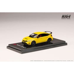 HJ643063Y 1/64 ホンダ CIVIC Type R FL5 イエロー カスタムカラー [ダイキャストミニカー]