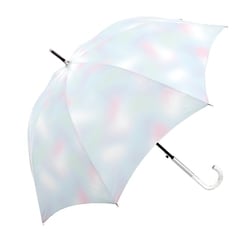 長傘 婦人用 ミルキートーンオーロラカラー 58cm ジャンプ式 UVカット加工 LBL 124631 124631