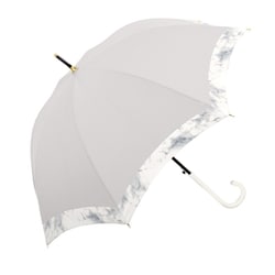 長傘 婦人用 晴雨兼用 マーブルバイカラー 60cm ジャンプ式 UVカット加工 LGY 124633 124633