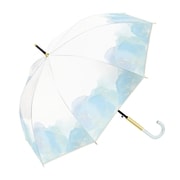 124638 [長傘 婦人用 ミルキートーンEVAナガ_ニュアンスカラーペイント 60cm ジャンプ式 MBL 124638]