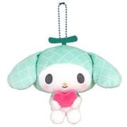 206022-25 サンリオキャラクターズ ボールチェーン付 マスコット マイメロディ ガーリーポップハート グリーン