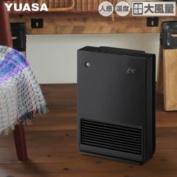 大風量セラミックヒーター 人感・温度センサー付き YKT-S1200EM（K）