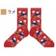 のびのびストレッチクルーソックス 富士山着物柄 小寸クルー 18～24cm JR039T460Z34