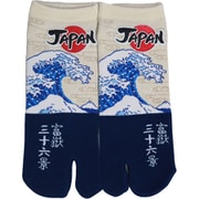 のびのびストレッチ足袋ソックス スニーカー丈 富嶽三十六景 小寸 足袋 18~24cm JR003T120Z34