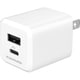 USB急速充電器 USB PD（パワーデリバリー）/QC（クイックチャージ）対応 20W USB-C×1/USB-A×1 TSAP156UCW