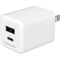 USB急速充電器 USB PD（パワーデリバリー）/QC（クイックチャージ）対応 30W USB-C×1/USB-A×1 TSAP157UCW