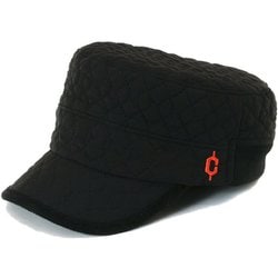 QUILTING RIB WORK CAP RB7008 BLACK REGULAR(56.5-59cm) [キャップ]