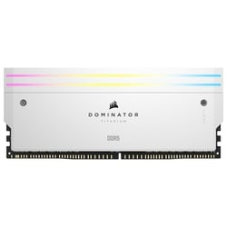 CORSAIR DOMINATOR Titanium Light Enhancement Kit, 2-up, RGB LED, White Heatsink CMPLEKIT2W