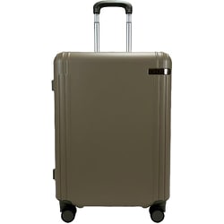 スーツケース ラーゴム キャスターストッパー ファスナータイプ 旅行日数目安：2～4泊 TSAロック搭載 53L/拡張時64L アッシュグリーン ACE-549304