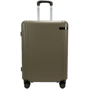 スーツケース ラーゴム キャスターストッパー ファスナータイプ 旅行日数目安:2~4泊 TSAロック搭載 53L/拡張時64L アッシュグリーン ACE-549304