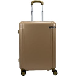 スーツケース ラーゴム キャスターストッパー ファスナータイプ 旅行日数目安：2～4泊 TSAロック搭載 53L/拡張時64L ナチュラルベージュ ACE-549305