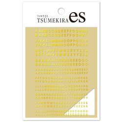 es ミニアルファベット ゴールド ES-MNA-103