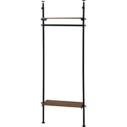 突っ張りハンガーラック 幅70×奥行24×高さ187～264cm KTR-3151BR