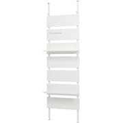 KTR-3147WH [突っ張りウォールラック 幅60×奥行21.5×高さ200～265cm]