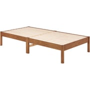 MB-5145SLBR [組立簡単 シングルベッド 幅99.5×奥行198×高さ36.5×床面高36cm]