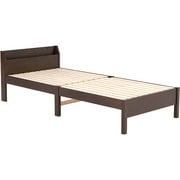 MB-5096S-DBR [組立簡単 シングルベッド 幅98.5×奥行221×高さ68×床面高36cm]