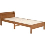 MB-5096S-LBR [組立簡単 シングルベッド 幅98.5×奥行221×高さ68×床面高36cm]