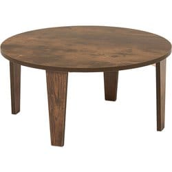 折れ脚テーブル 幅68×奥行68×高さ32cm MT-6868-BR