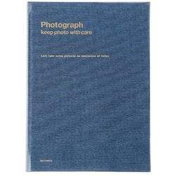 PDフォトアルバムベーシック L シャンブレーブルー 500190902