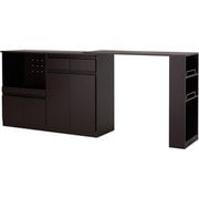伸縮キッチンカウンター 幅133~207×奥行40×高さ84cm VKC-7151DBROS