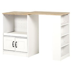 伸縮キッチンカウンター 幅73.5～121.5×奥行40（取手含む：43）×高さ84cm RCC-1638WS-S