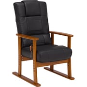 LZ-4377PBK [高座椅子 幅58×奥行70～117×高さ106～55.5×座面高35/38/41/44cm]