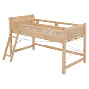 MB-5080-NA-S [ロフトベッド 幅106×奥行210×高さ122×床面高82.5cm]