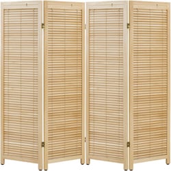 ルーバーパーテーション4連 幅45×高さ151cm×4連 MS-8124NA