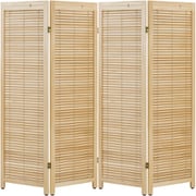 ルーバーパーテーション4連 幅45×高さ151cm×4連 MS-8124NA