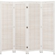 ルーバーパーテーション4連 幅45×高さ151cm×4連 MS-8124WS