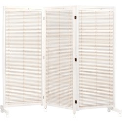 ルーバーパーテーション3連 幅192×奥行40×高さ165cm MS-8113WS